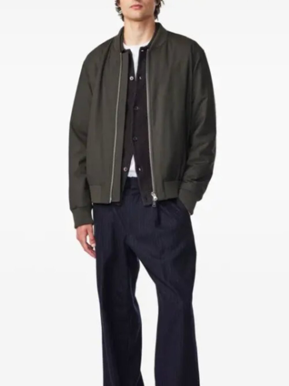 NN07 Dixon Bomber Jacket Size M Dark Green